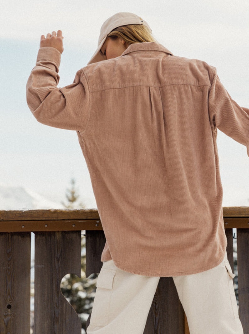 Bundy Roxy Let It Go Corduroy Long Sleeve | XOHV-05689