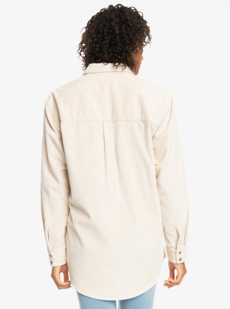 Bundy Roxy Let It Go Corduroy Long Sleeve | ZLDT-58317