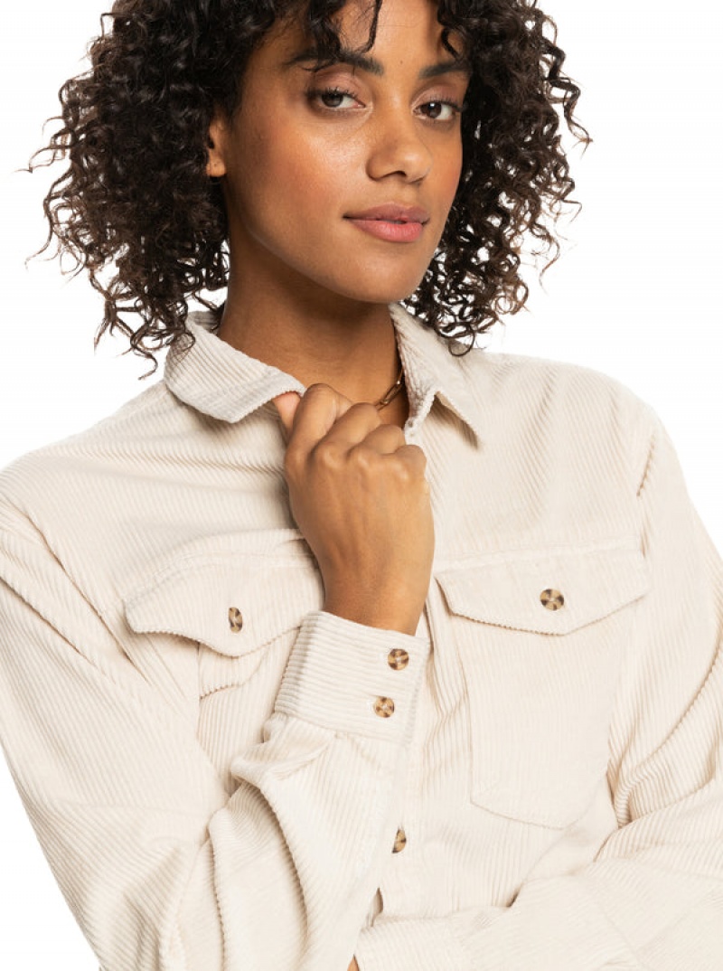Bundy Roxy Let It Go Corduroy Long Sleeve | WDRJ-71956