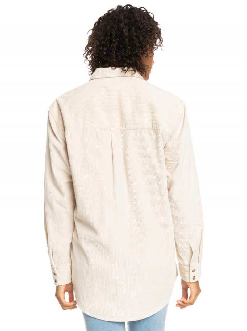 Bundy Roxy Let It Go Corduroy Long Sleeve | WDRJ-71956