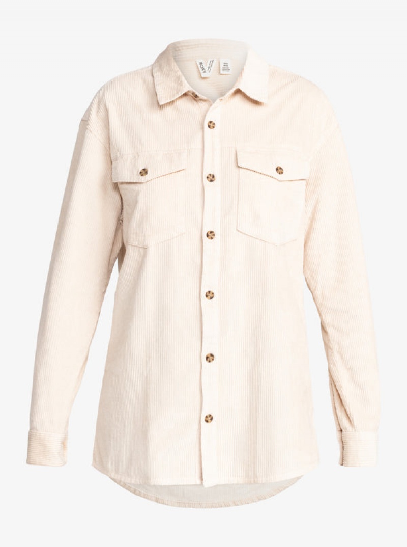 Bundy Roxy Let It Go Corduroy Long Sleeve | WDRJ-71956