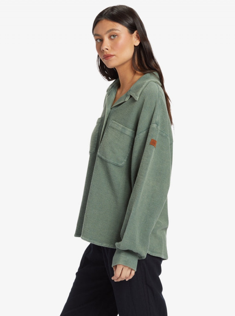 Bundy Roxy Off Duty Knit Shacket | VALC-03945