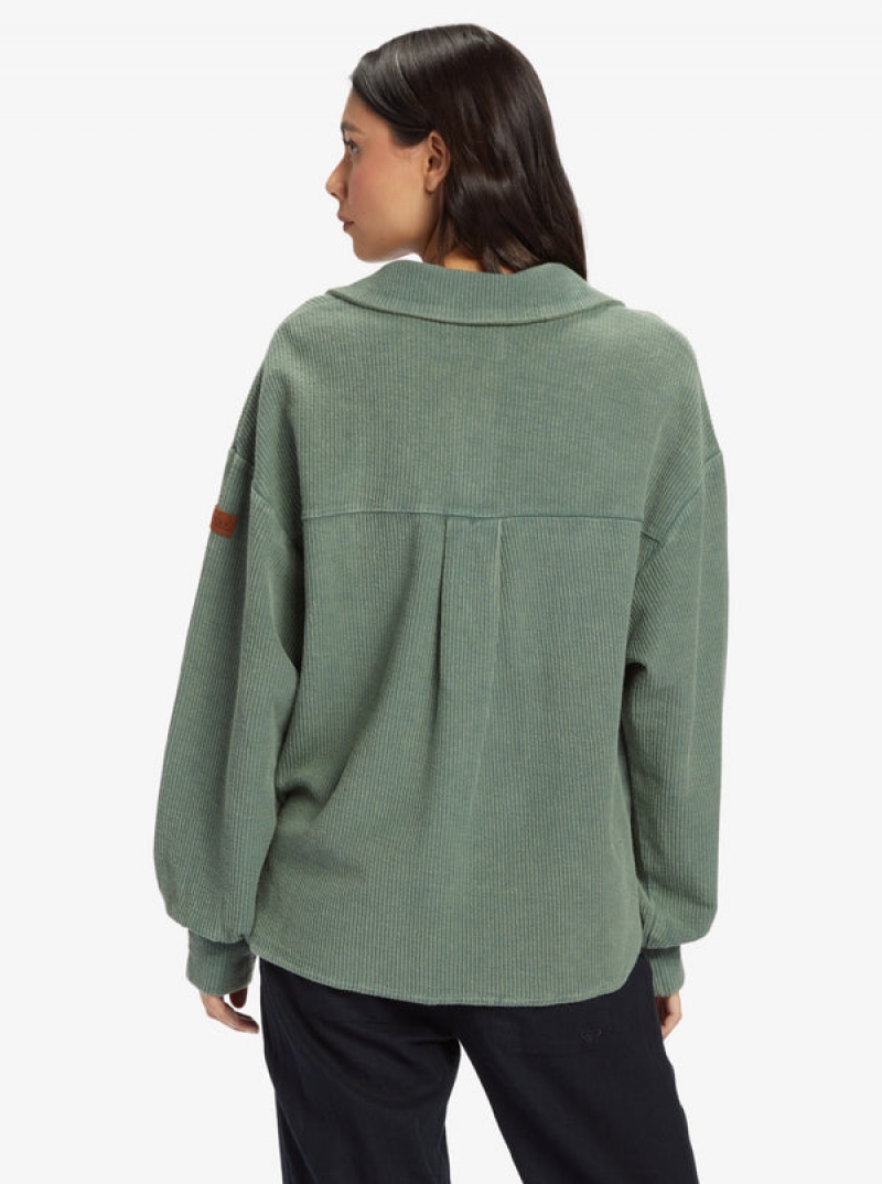 Bundy Roxy Off Duty Knit Shacket | VALC-03945