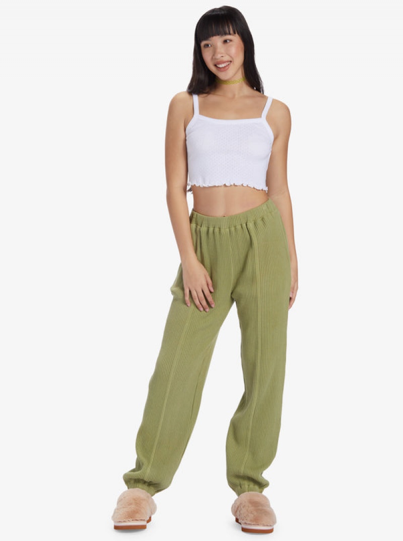 Kalhoty Roxy Chloe Kim Off Duty Waffle | VYHX-17308