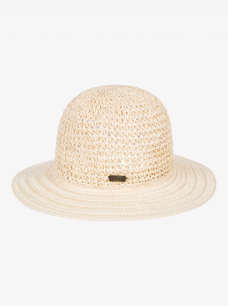 Klobouky Roxy Aloof Beauty Straw Sun | FRSC-41793