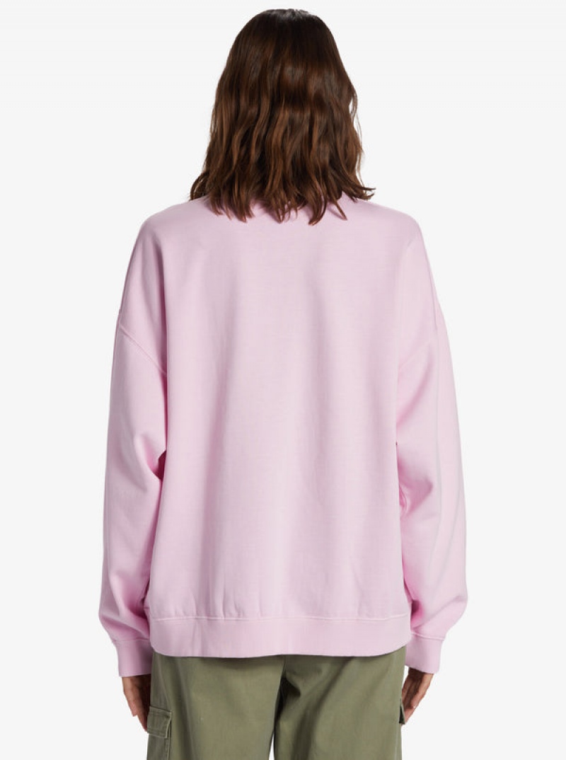 Mikina s Kapucí Roxy Lineup Oversized Crew Neck | HELI-52610