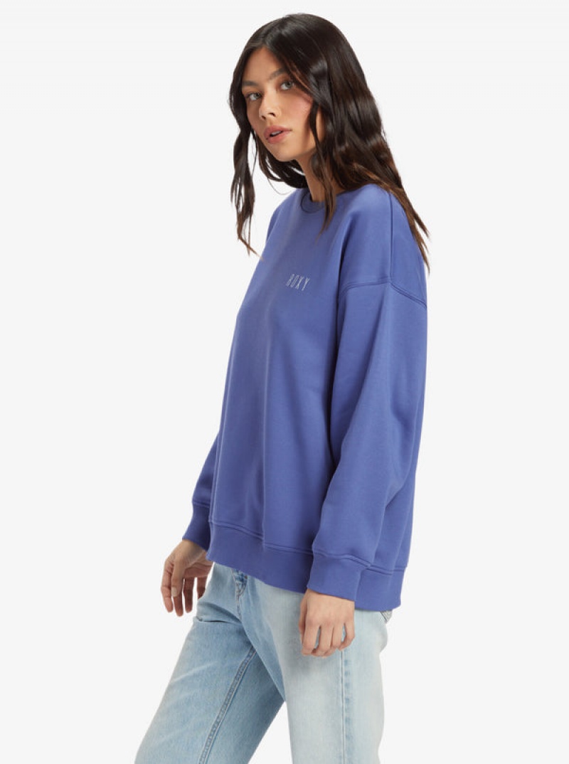 Mikina s Kapucí Roxy Morning Hike Crew Neck | LCVX-42719