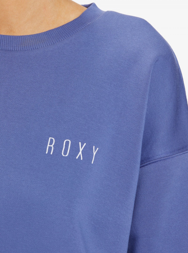 Mikina s Kapucí Roxy Morning Hike Crew Neck | LCVX-42719