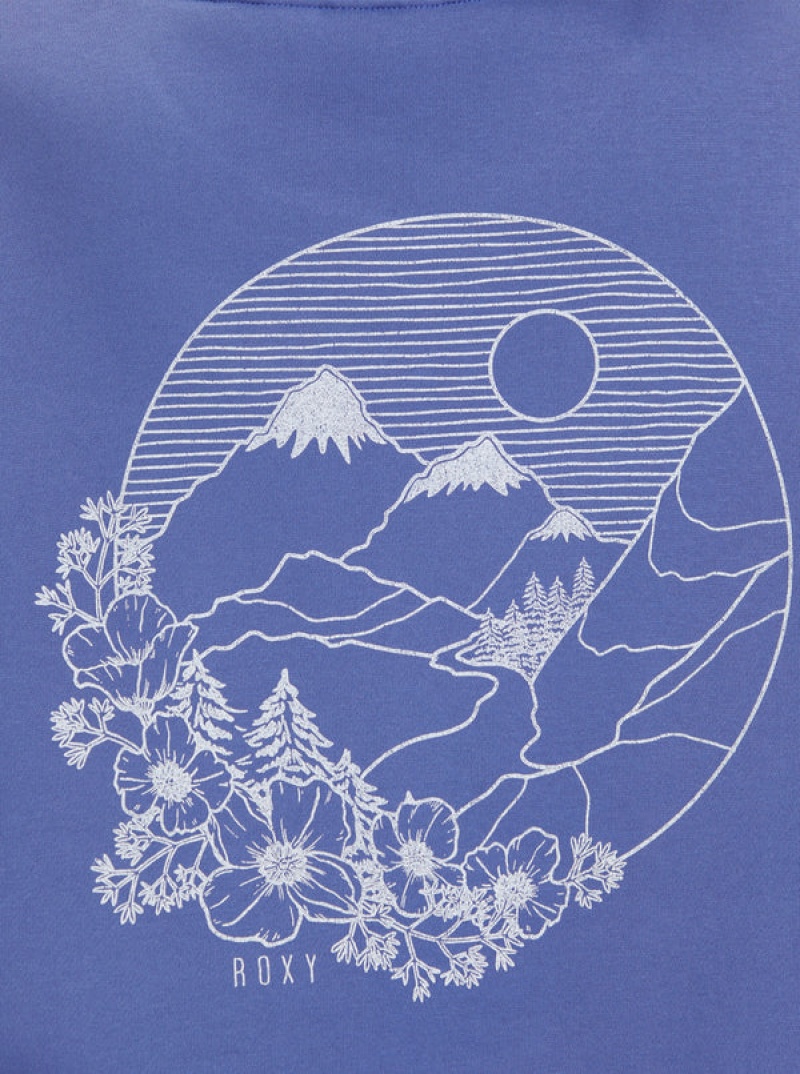 Mikina s Kapucí Roxy Morning Hike Crew Neck | LCVX-42719