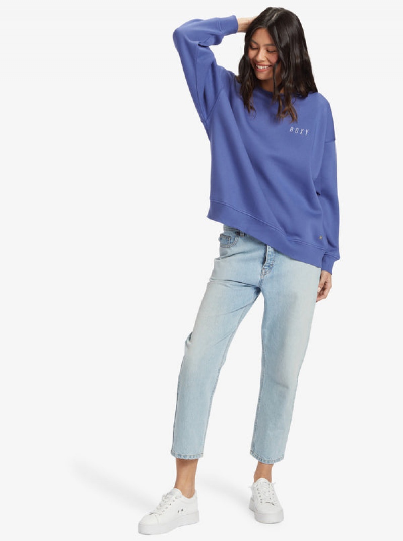 Mikina s Kapucí Roxy Morning Hike Crew Neck | LCVX-42719
