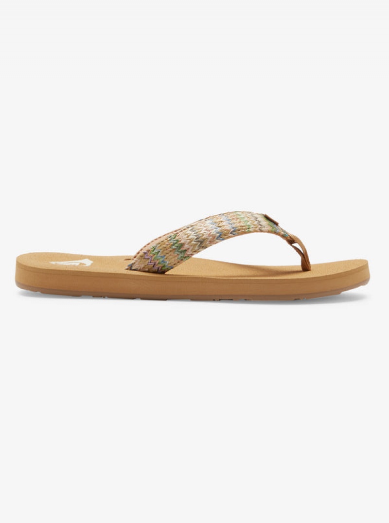 Sandály Roxy Porto Raffia II | LFXQ-16459