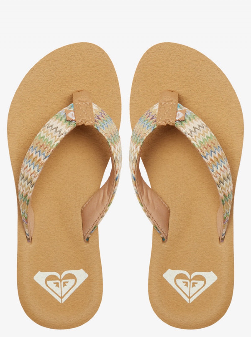 Sandály Roxy Porto Raffia II | LFXQ-16459