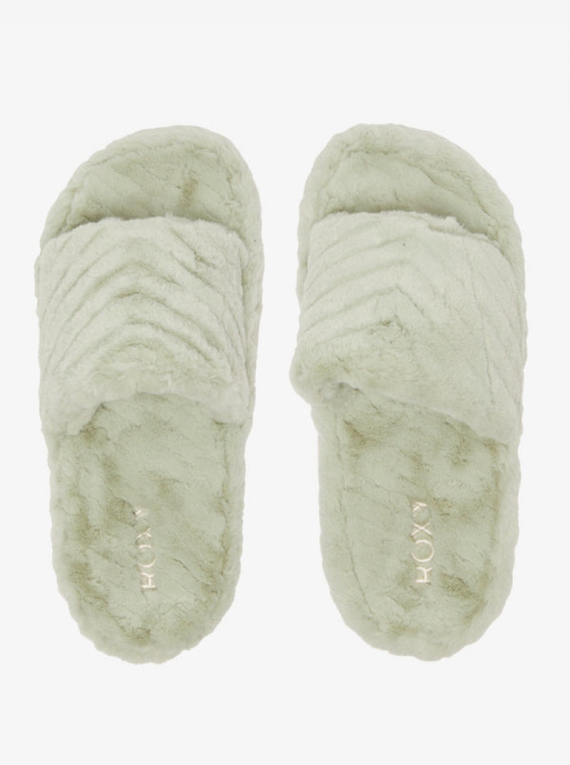 Sandály Roxy Slippy Faux Fur | MSTH-98317
