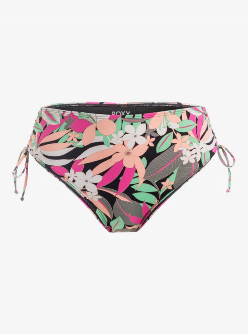 Spodní Díl Bikin Roxy Printed Beach Classics Moderate Side-Tie | LGPU-96214