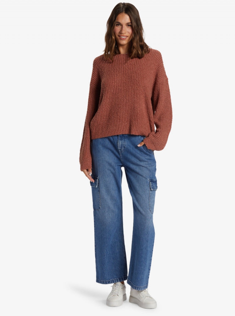 Svetry Roxy Bombay Crew Neck | LBEH-83467