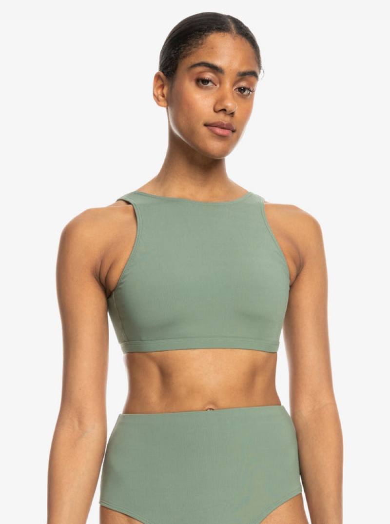 Topy Do Bikin Roxy Pro The Pop Up Crop | FOJQ-65802