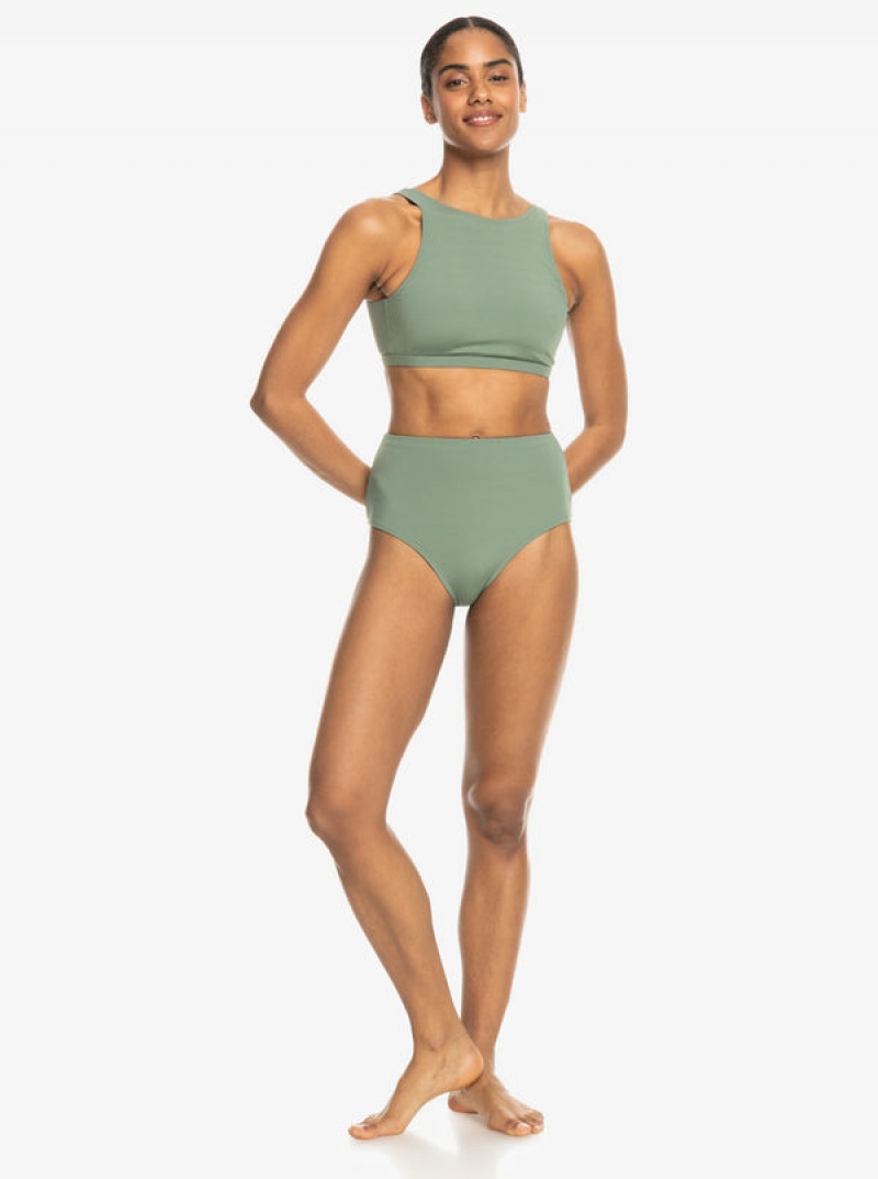 Topy Do Bikin Roxy Pro The Pop Up Crop | FOJQ-65802