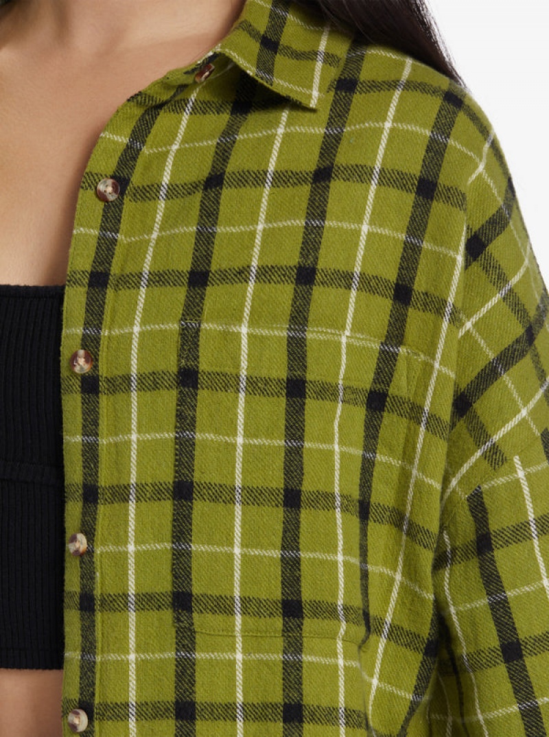 Topy Roxy Chloe Kim Oversized Flannel | FHKP-19374