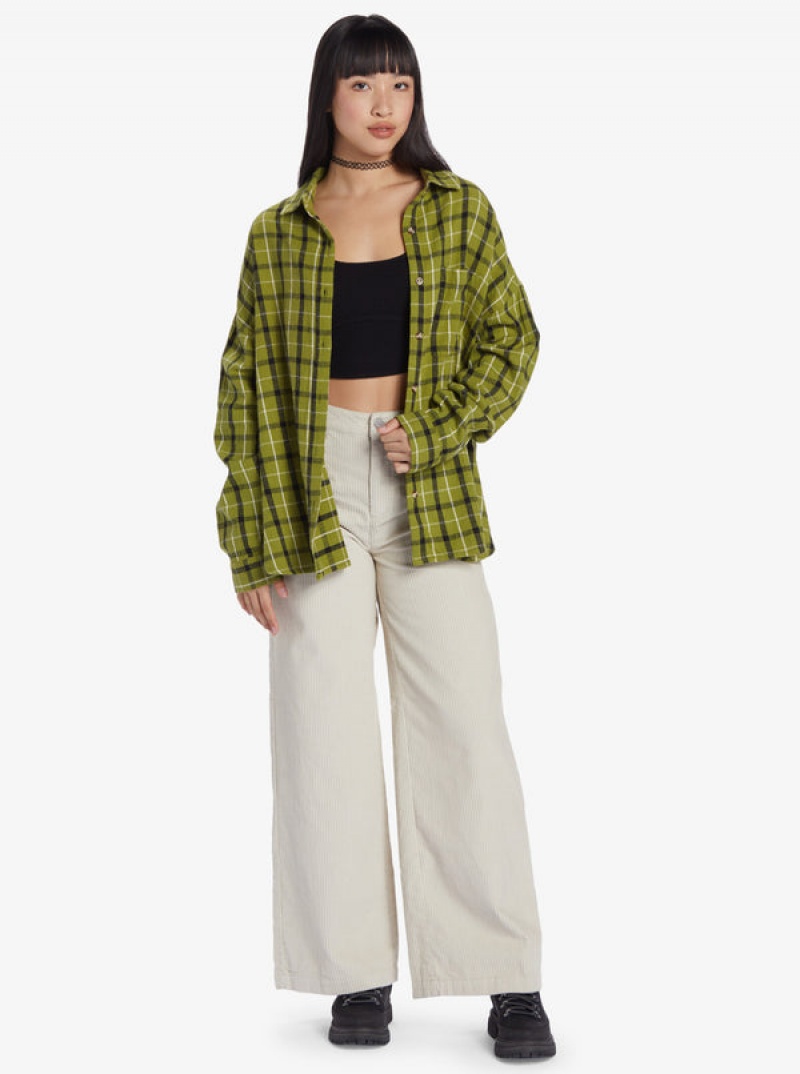 Topy Roxy Chloe Kim Oversized Flannel | FHKP-19374