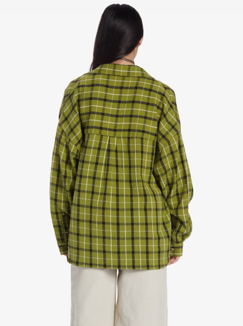 Topy Roxy Chloe Kim Oversized Flannel | FHKP-19374