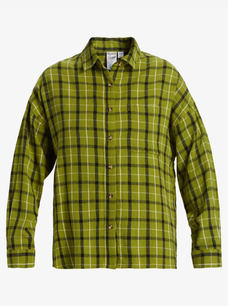 Topy Roxy Chloe Kim Oversized Flannel | FHKP-19374