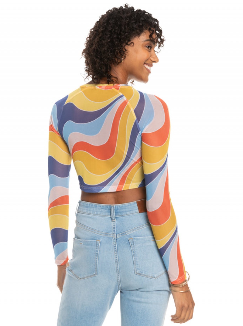 Topy Roxy Just A Friend Logn Sleeve Mesh | JTIW-93126