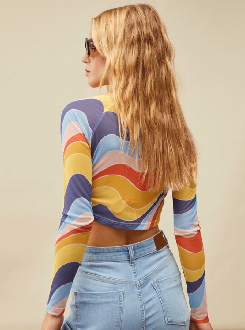 Topy Roxy Just A Friend Logn Sleeve Mesh | JTIW-93126