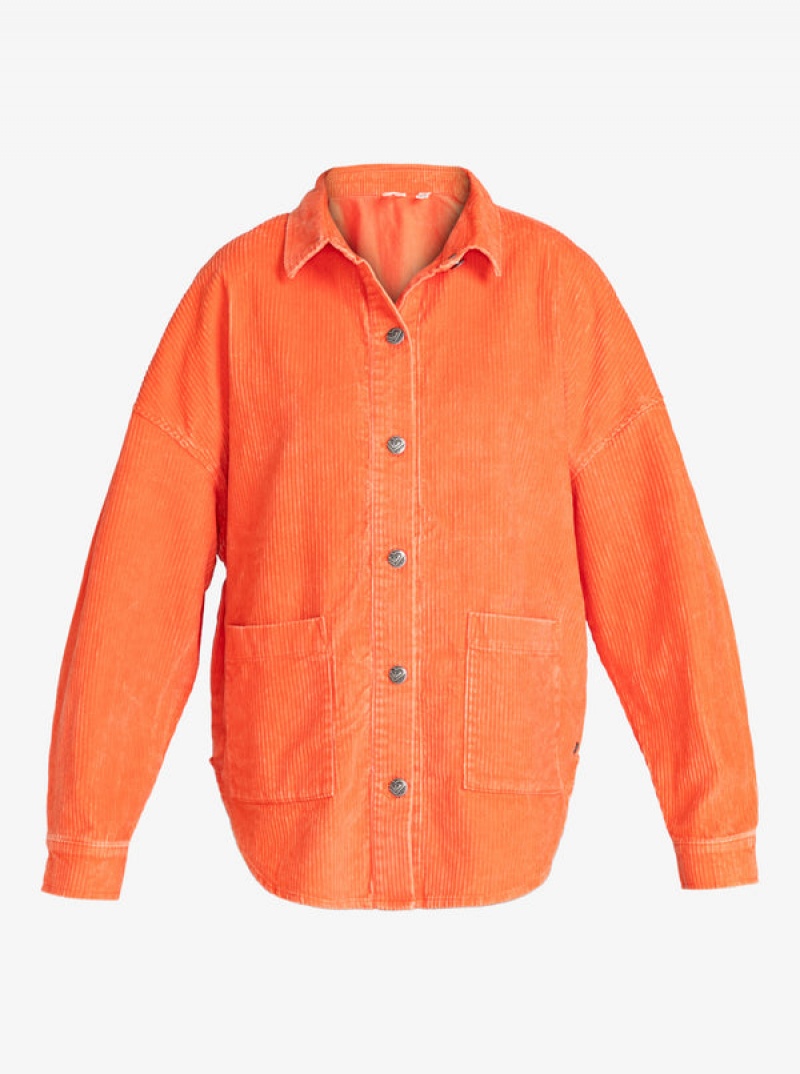 Topy Roxy Kick Back Washed Corduroy Long Sleeve | TLMX-69702
