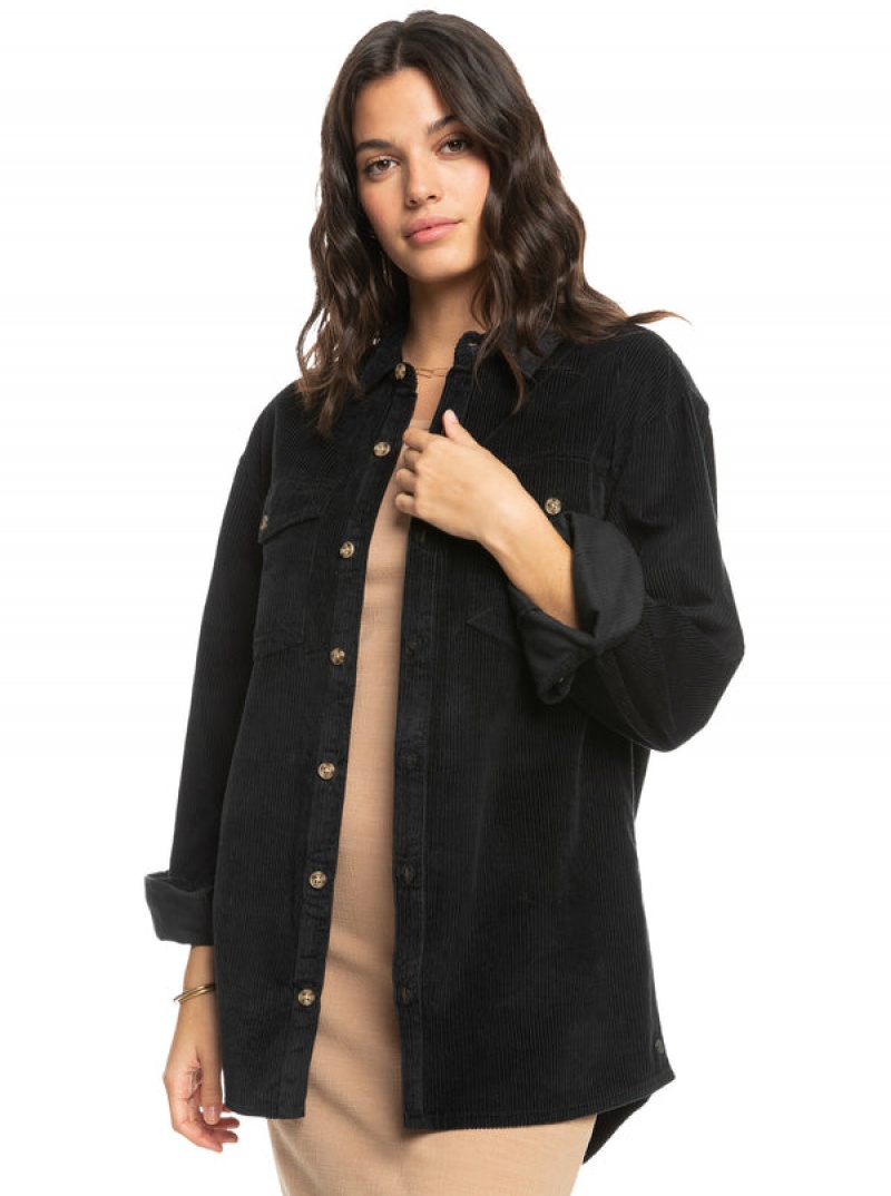 Topy Roxy Let It Go Corduroy Long Sleeve | GHAW-21506