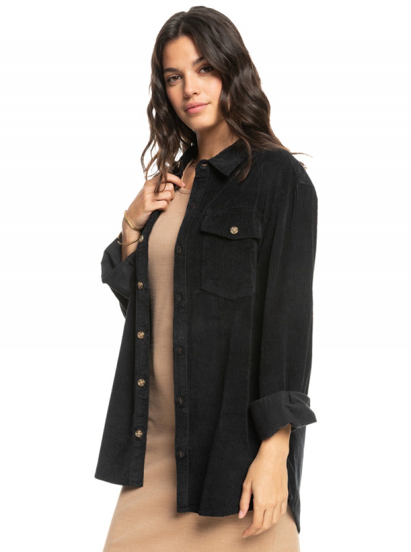 Topy Roxy Let It Go Corduroy Long Sleeve | GHAW-21506