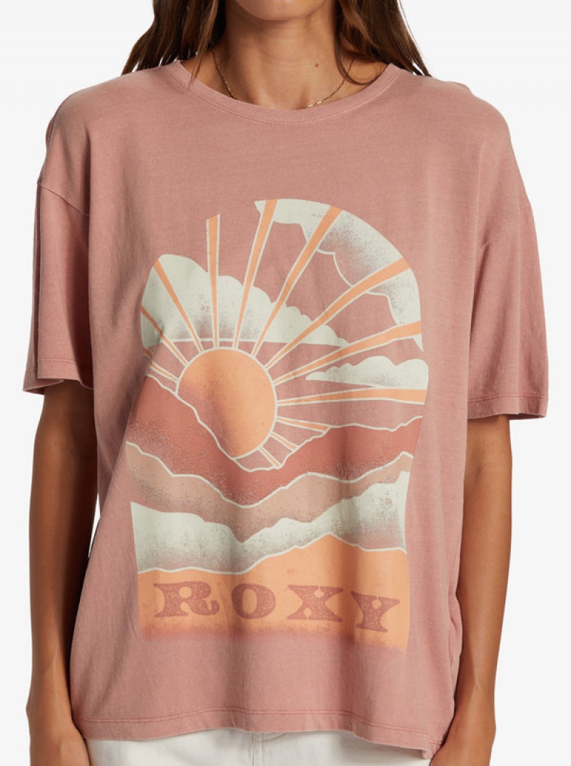 Tričko Roxy Get Lost In The Moment Oversized Boyfriend | DPSB-21470